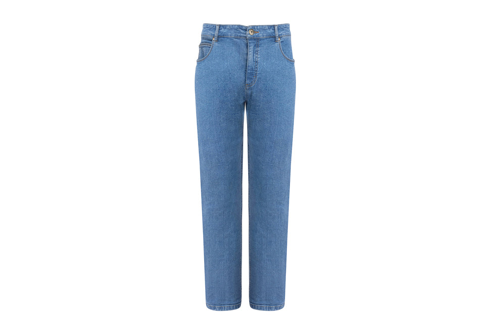 Milanoro - Stijlvolle jeansbroek voor heren - Lichtblauw - W34 - L32
