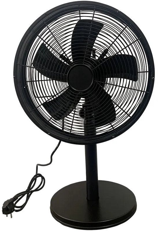 Homestyle Ventilator Tafel Model Metaal - Ventilator - Ø34 cm Zwart