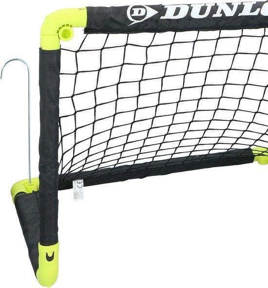 Dunlop Voetbaldoel – Opvouwbaar – 90 x 59 x 61 cm – Zwart/Geel