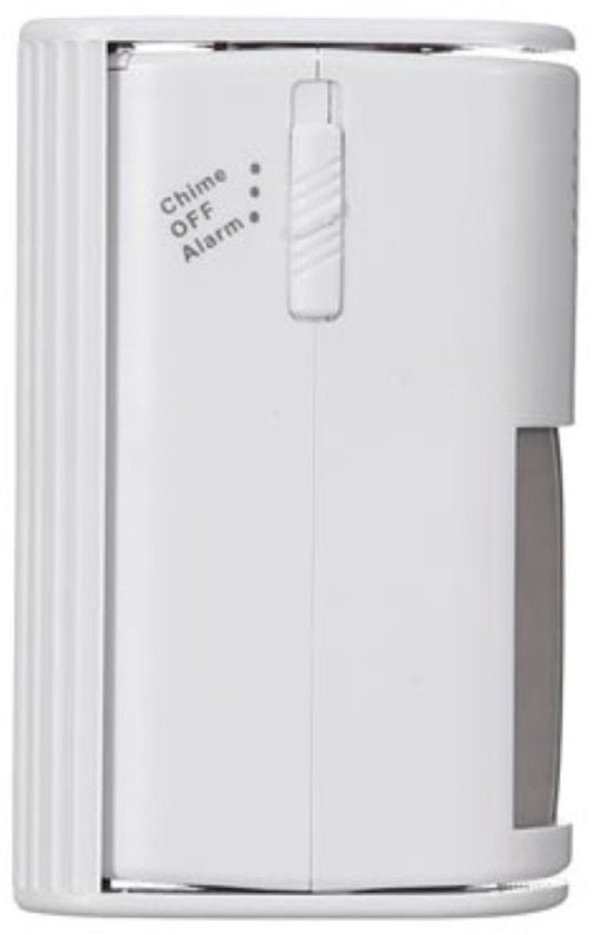 Perel Mini bewegingsmelder met alarm, PIR, 8 m detectiebereik, 60° detectiehoek, IP20, gebruik binnenshuis, wit