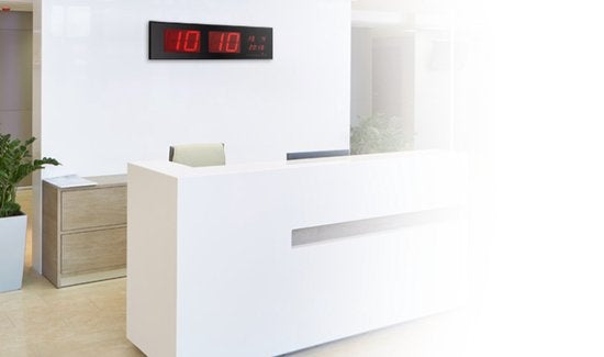 Wandklok Met Led-Display