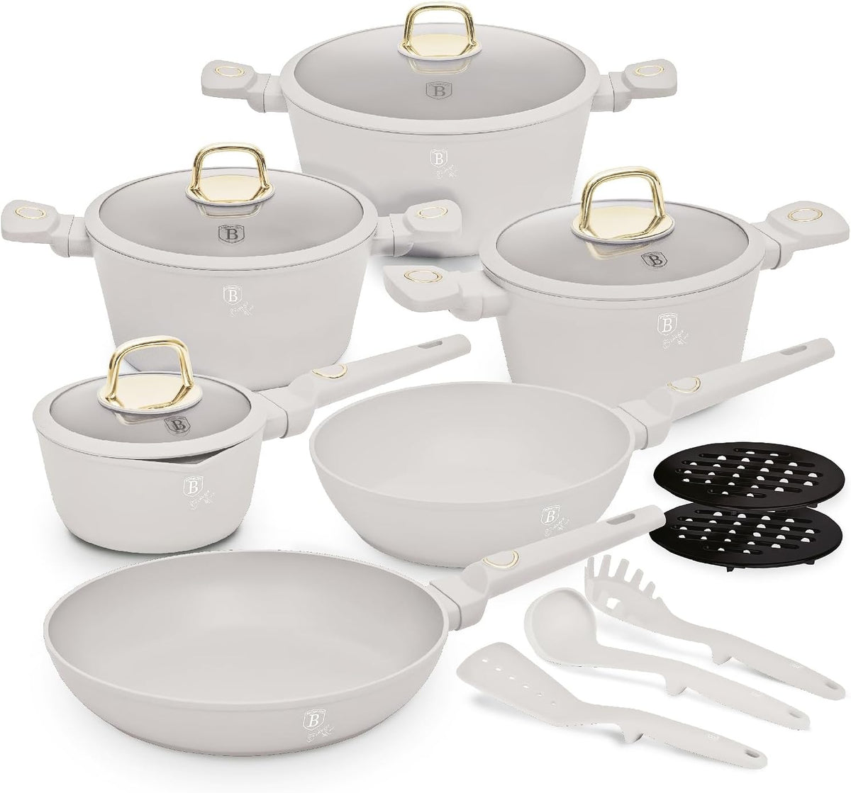 Berlinger Haus Sahara Collection Kookgerei Set - 15-delig - Titanium Coating