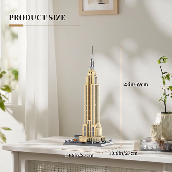 Wange Speelgoed Bouwsets - Gebouw Empire State Building - 5212