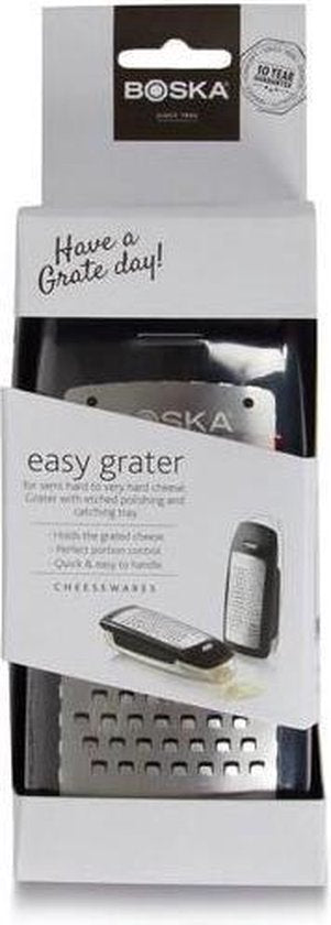 Boska Easy Grater - Tafelrasp - RVS - Zwart - Met Opvangbakje