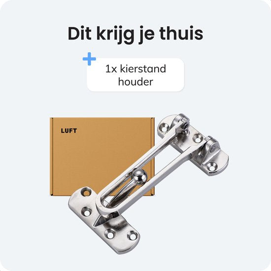 Deurslot voor binnendeur - Zilver - Sloten - Deur - Klink vergrendeling - Slotjes - Buitendeur - WC - Veiligheid - Luft