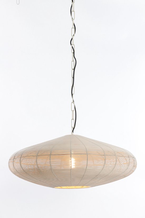 Light & Living Hanglamp Bahoto - Mat CrÃ¨me - 51x20 cm