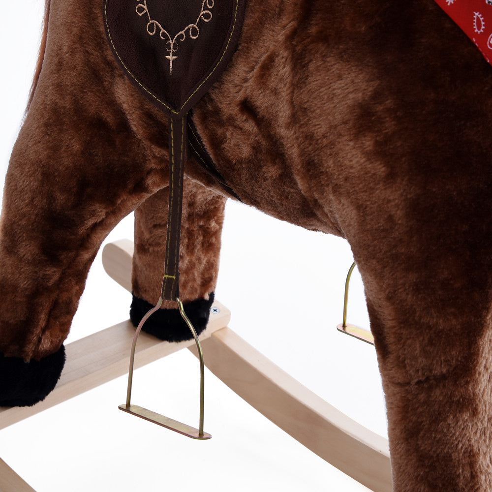 Spielwerk Schommelstoel kinderen paard met stojgbeugels