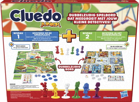 Cluedo Junior - Bordspel - Hasbro Gaming Classic - Gezelschapsspel
