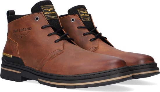 Heren Veterschoenen Pme Legend Pme Legend Fleetman Cognac - Maat 44
