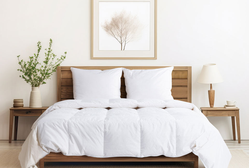 H&C luxe dekbed voor het hele jaar - 90% eenndendons - 200 x 200 cm