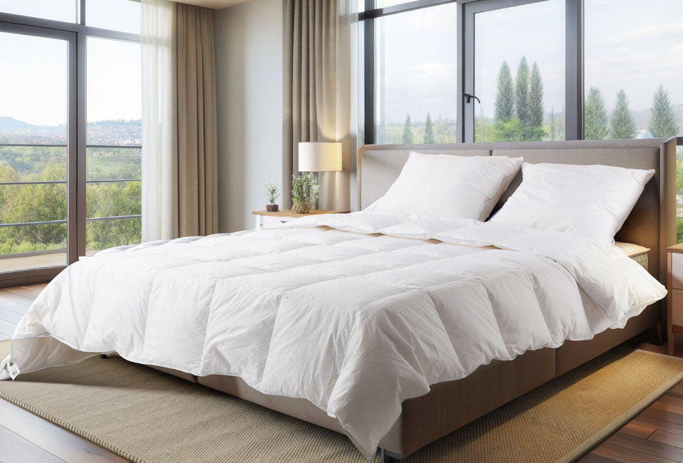 H&C luxe dekbed voor het hele jaar - 90% eenndendons - 200 x 200 cm