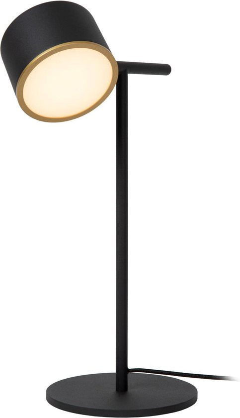 Lucide GIAN - Tafellamp - LED Dimbaar - 1x9W 2700K - Zwart