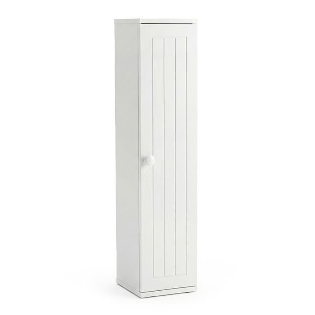 Coast Smalle Toiletkast – 5 Opbergvakken – 17 x 16 x 69 cm – Wit