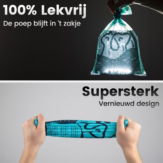Hondenpoepzakjes Afbreekbaar - 600 Stuks Hondenzakjes - Lavendel Kakzakjes - Dog Poop Bags - Kat en Hondenpoep