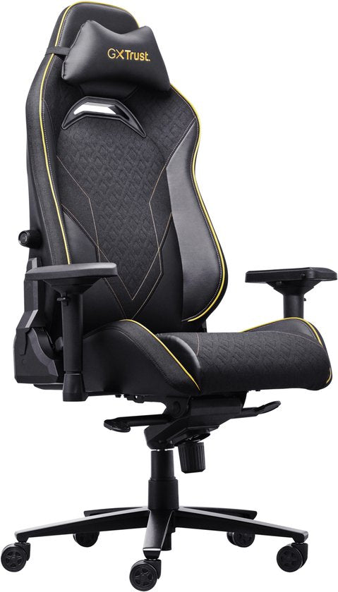 Trust GXT 721 Ruya Pro - Premium Comfortabele Gamestoel - 4D-armleuningen - Geïntegreerde Lendensteun - Verstelbaar tot 150 kg - Zwart