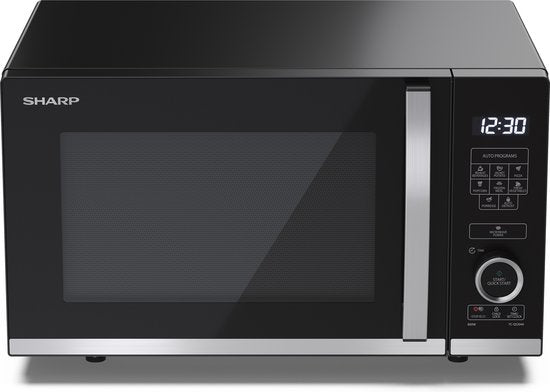 Sharp YC-QS204AE-B Platte Magnetron - 800W - 20ltr - zwart