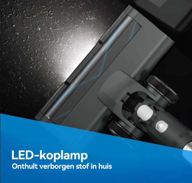 Ochama Draadloze Steelstofzuiger 4-in-1 - 18 kPa - 40 Minuten Gebruikstijd - 2600 mAh - LED-verlichting - Zakloos - Model XL-613M4