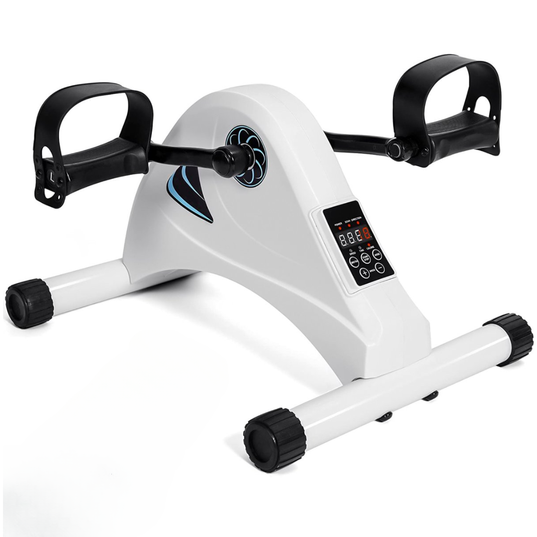 SafeLife Mini Hometrainer – Elektrisch & Verstelbare Weerstand – 26 x 40 x 34 cm – Wit