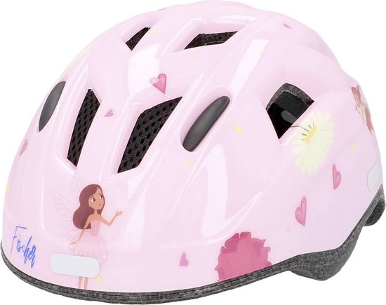 FISCHER FAHRRAD Plus Princess XS/S Kinderhelm Roze Confectiemaat: XS/S Hoofdomvang: 48-54 cm