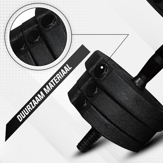 Fitby Dumbbells 20 KG - Dumbbell - Gewichten Set - Verstelbare Dumbells - Halterset - Dumbbell Set