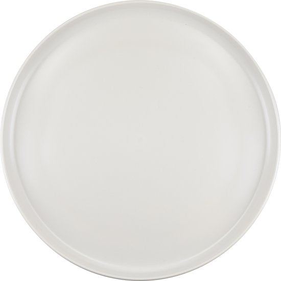 Mikasa - Gerecycled Plastic Borden - 25,50 x 25,50 x 5,30 cm - kleur: grijs