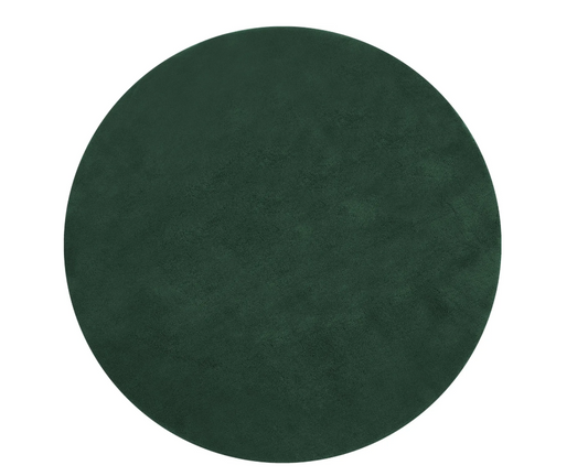 Tectake Soft Zone Rond Vloerkleed Ø 120 cm – Groen – Extra Zacht en Wasbaar