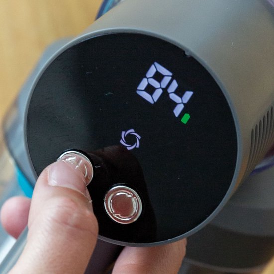 Livington Sense IQ – Slimme accustofzuiger met vuildetectie, knikgewricht, led-borstel en 5-voudig filter - Accustofzuiger - Vloerreinigingsapparaat