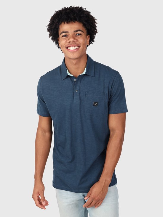 Brunotti Palotje Heren Polo - Blauw - L