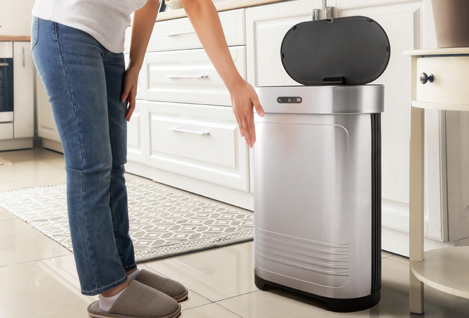 Prullenbak van 52L met Sensor – Slimme en Hygiënische Oplossing voor Thuis en op Kantoor