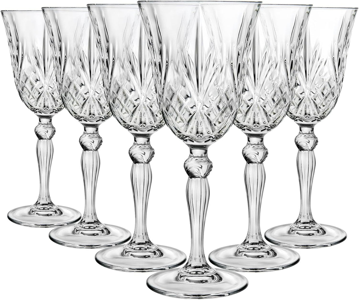 RCR Melodia Kristallen Wijnglazen Set van 5 - 21cl - Wijn en Cocktailglazen - Italiaans Kristal