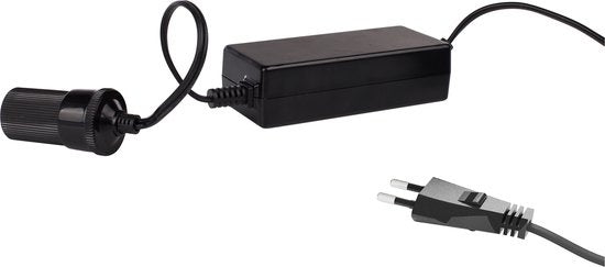 Tristar KB-7985 Omvormer - 12V aansluiting - 100V tot 240V - geschikt voor o.a. Koelboxen - Lang snoer van 1.75 meter - Zwart