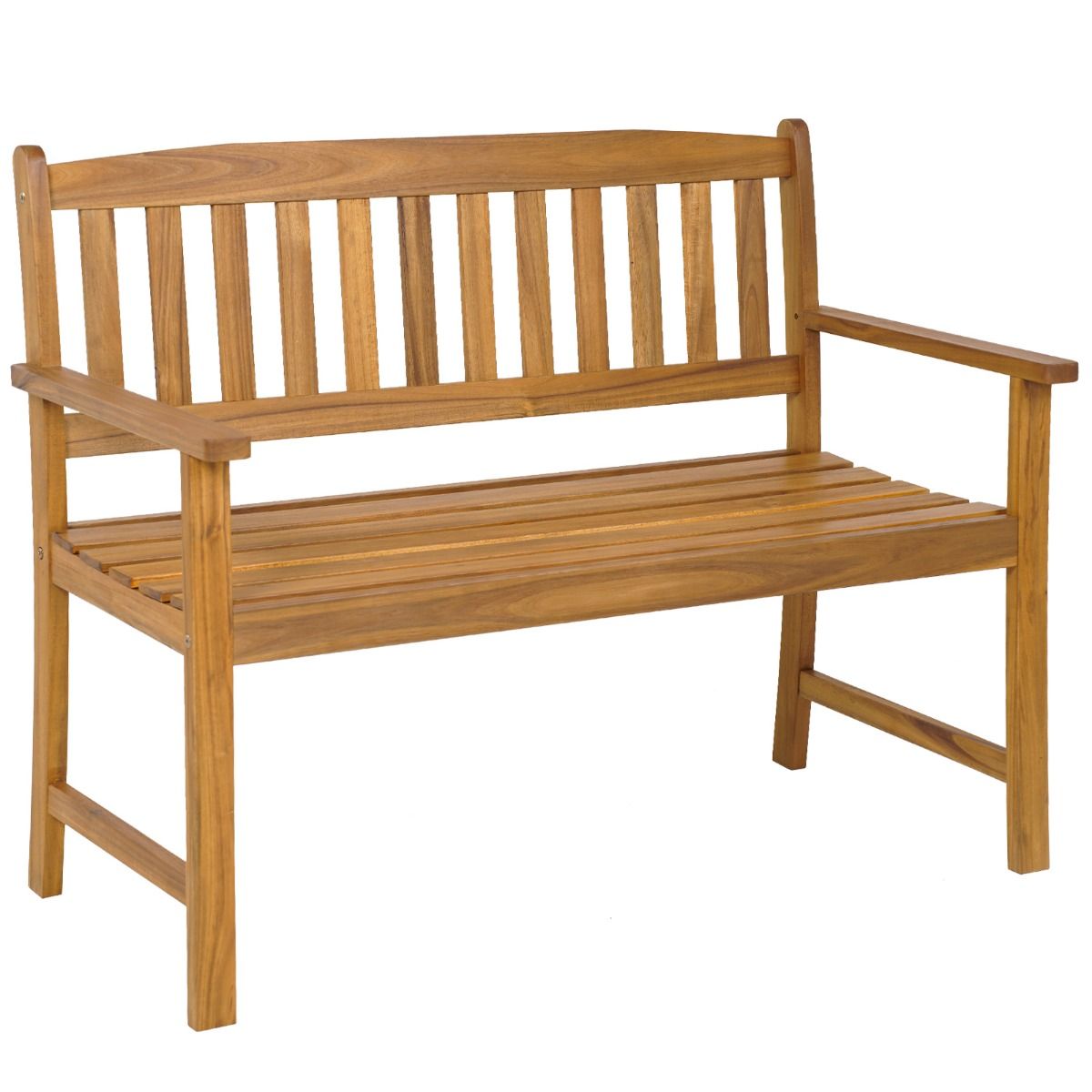 Coast Tuinbank - Massief acaciahout - 2-zits - Tot 360 kg draagkracht - Natuur - 110 x 56,5 x 86 cm