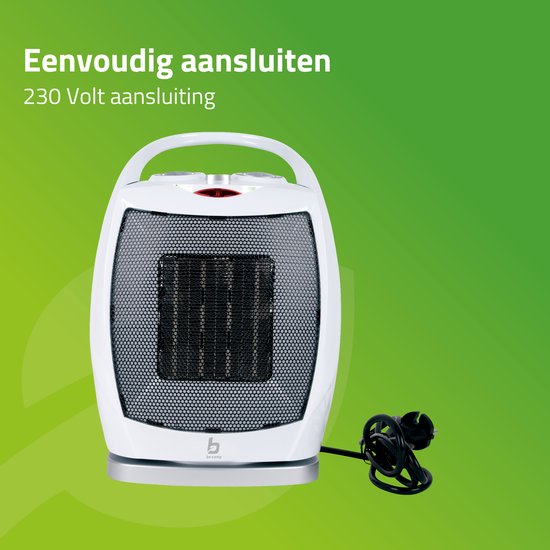 Bo-Camp - Keramische kachel - Oscillerend - 450/900/1500 Watt