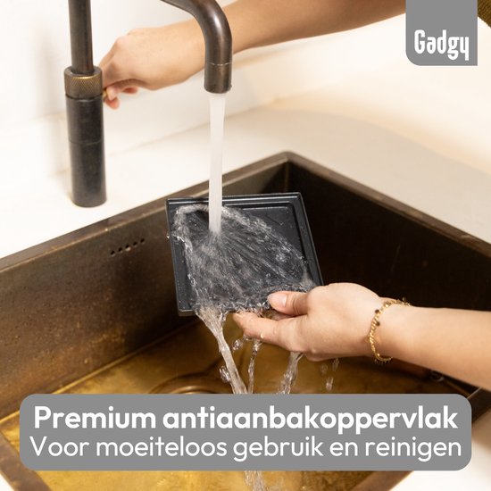 Gadgy Premium Wafelijzer – Zilver - 3-in-1 Grill, Tosti- & Wafelmaker - Verwisselbare Platen - 600W - Extra Krachtig - Brusselse Wafel