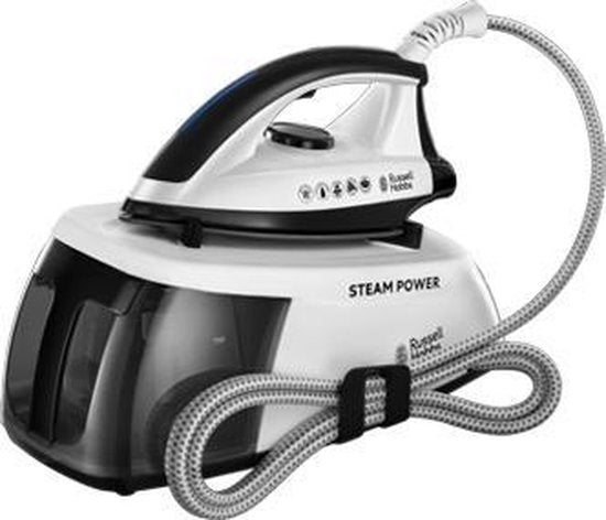 Russell Hobbs 24420-56 stoomstrijkijzer station 1,3 l Roestvrijstalen zoolplaat Wit