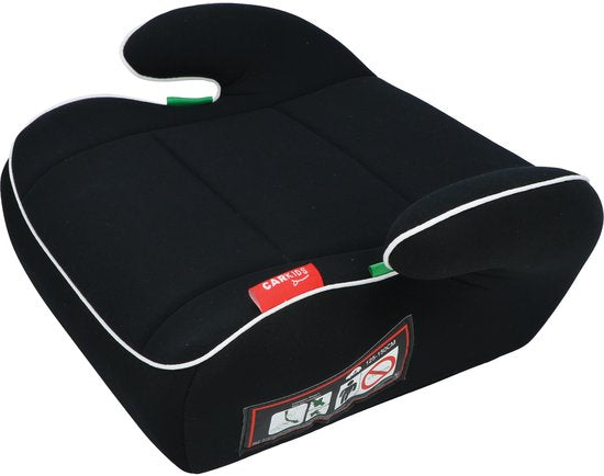 Carkids I-Size Zitverhoger Sam - Voldoet aan I-Size R-129 Norm - Voor Kinderen van 125-150cm – Afneembare & wasbare hoes - Flexibele installatie – Zwart