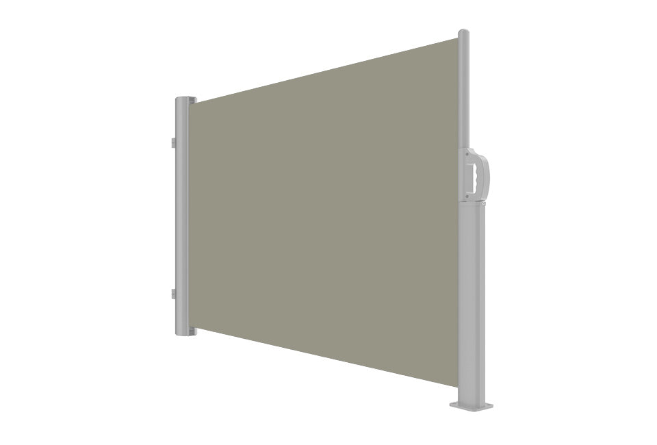 Hortensus - Uitschuifbaar windscherm in antraciet of beige van Hortensus - 140 x 300 cm - Beige
