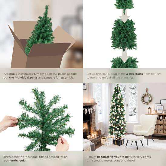 Tectake Kerstboom Comet 180 cm – Groen