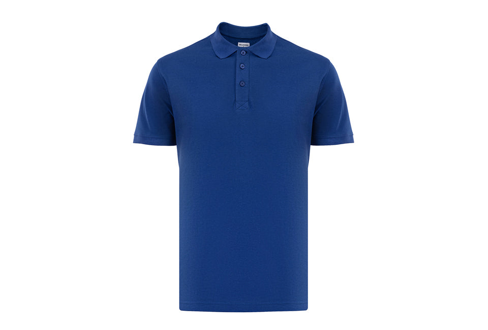 Milanoro - Elegante polo voor heren - Koningsblauw - XXL