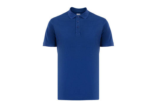 Milanoro - Elegante polo voor heren - Koningsblauw - XXL