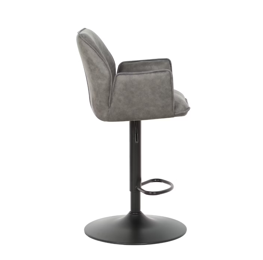 Duopack Jill Barkruk - 2x Jill Barkruk - 51 x 53 x 96-116 cm - Microfiber Antraciet