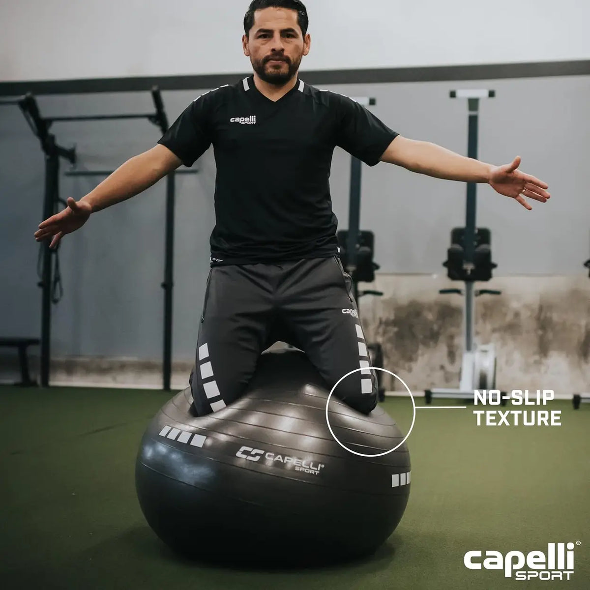Capelli Sport Fitnessbal 75 cm – Anti-Burst & Antislip – Tot 150 kg – Voor Yoga & Core Training