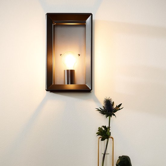 Lucide THOR - Wandlamp - 1xE27 - Grijs ijzer