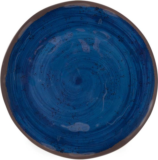 Bo-Camp - Servies - Halo - 12 Stuks - Blauw