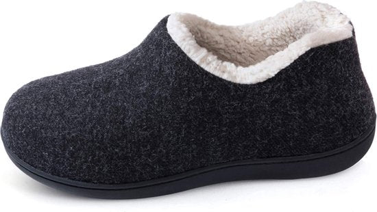 Pantoffels Dames - Sloffen - Maat 40/41 - Zwart - Anti-slip - Comfeet