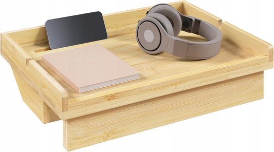 EUGAD Bedplank Bamboe - Nachtkastje - 24x33x8cm
