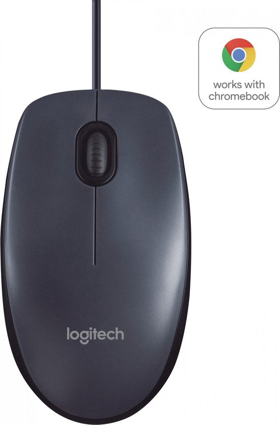 Logitech B100 - Muis - Zwart