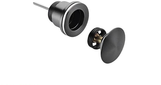 Mirlux Luxe click waste afvoerplug 1¼" - Mat Zwart