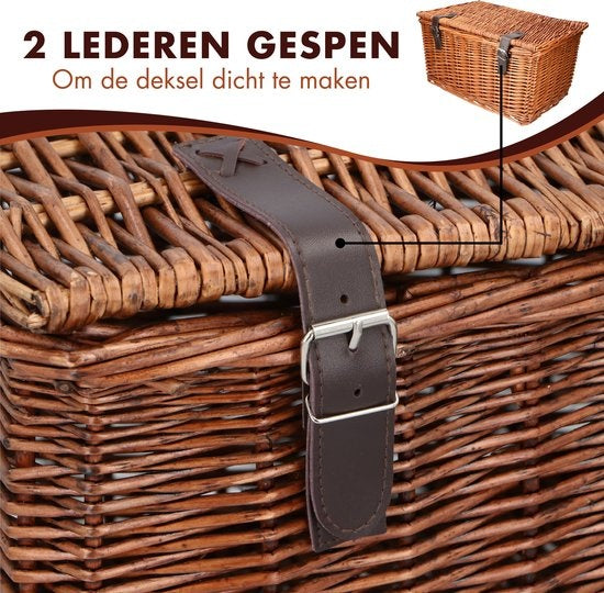Fietsmand/ Bakkersmand Riet