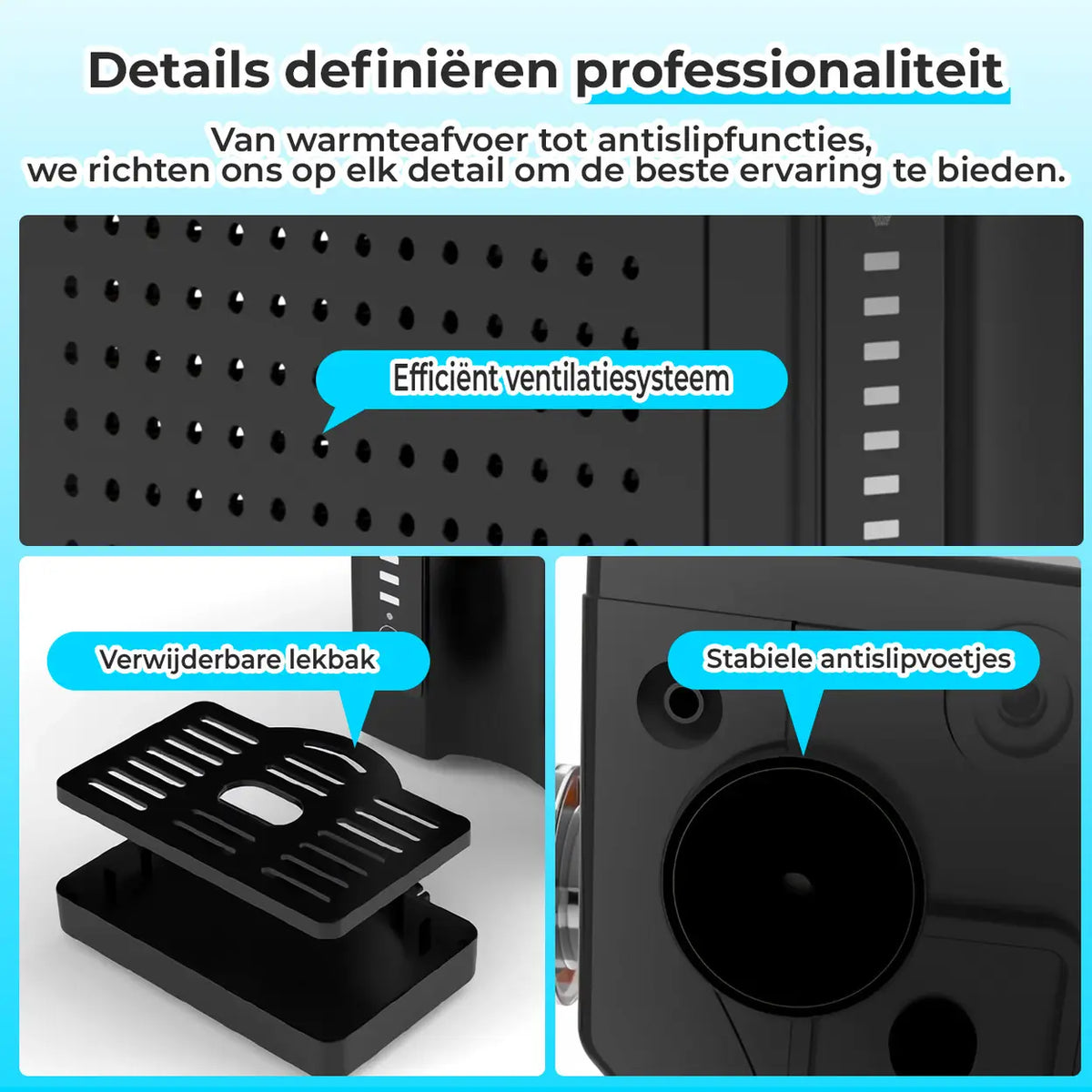 Cuisync 2408B slush- en frozen-drinkmaker - 6 programma’s